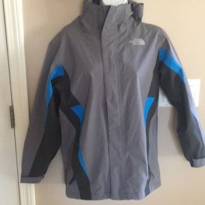 Northface hooded windbreaker. Large 14/16